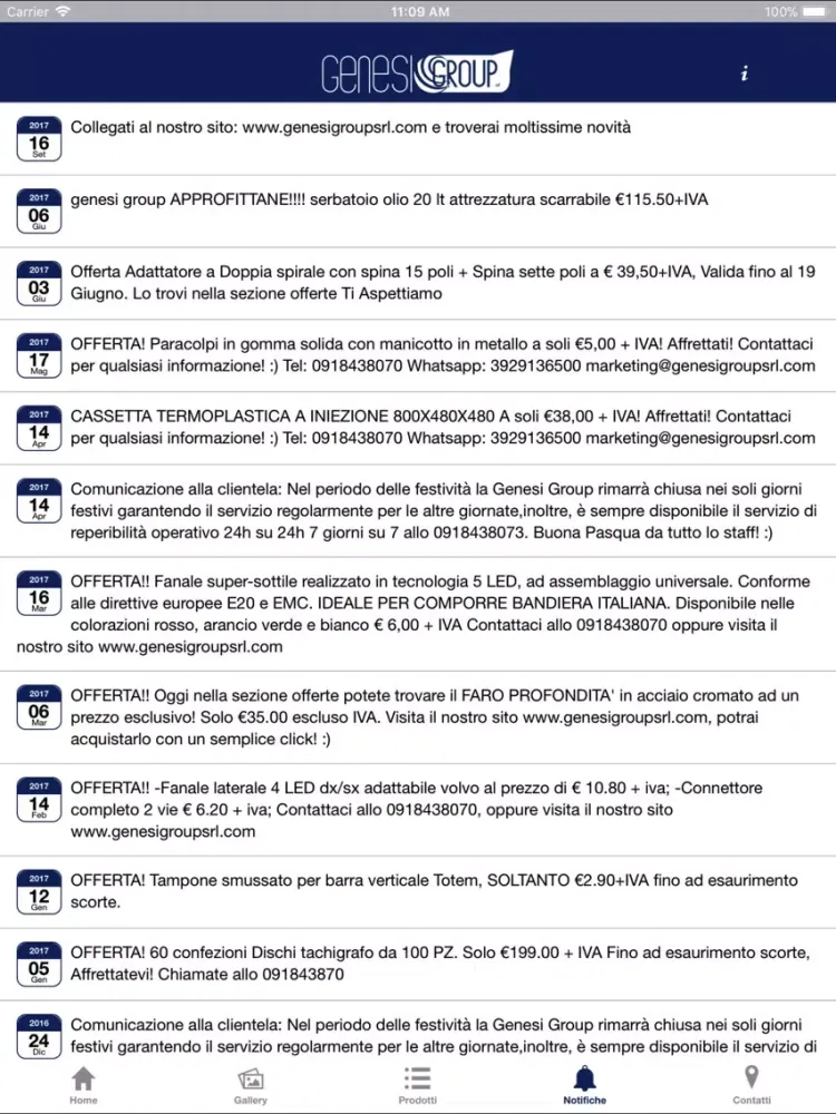 Genesi Group Srl iPad  Screenshots