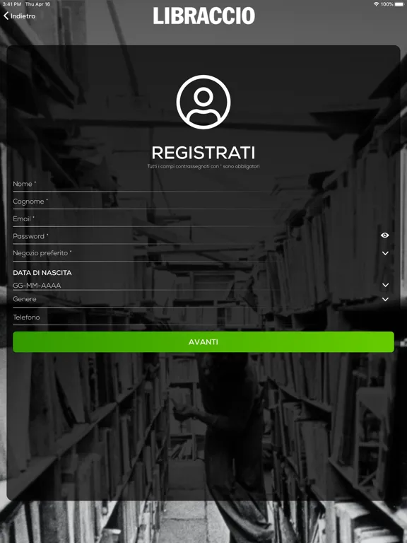 Скриншоты Libraccio Negozi iPad 