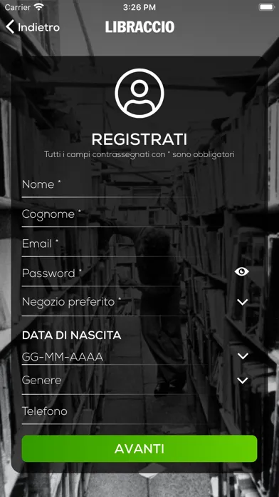 Скриншоты Libraccio Negozi
