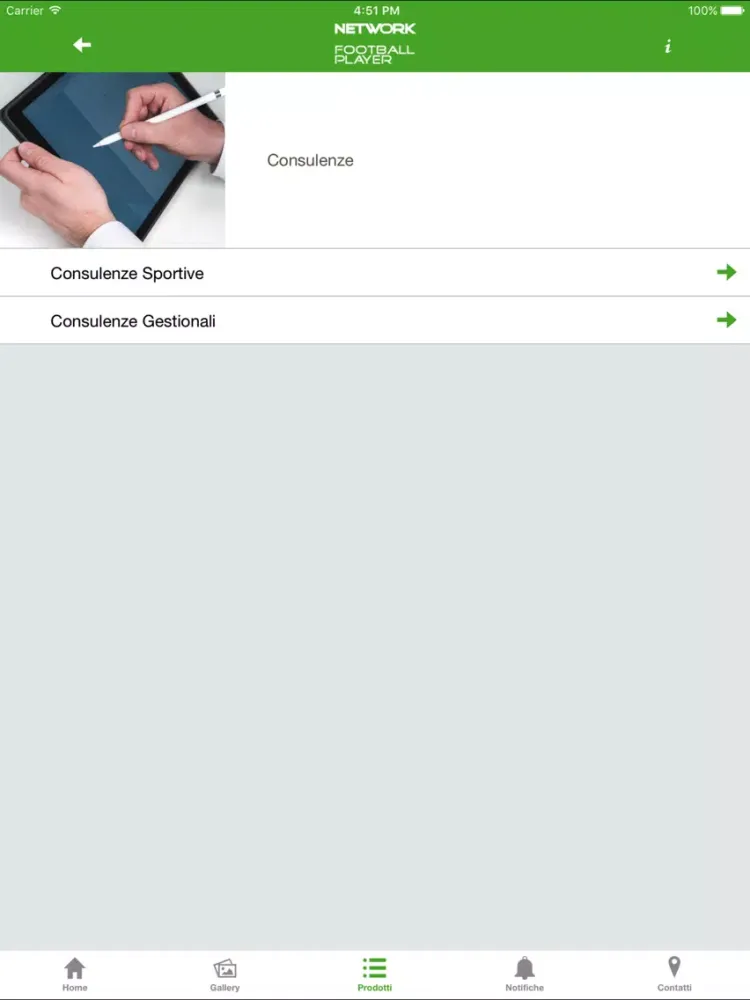 Captures d'écran de NFP iPad 