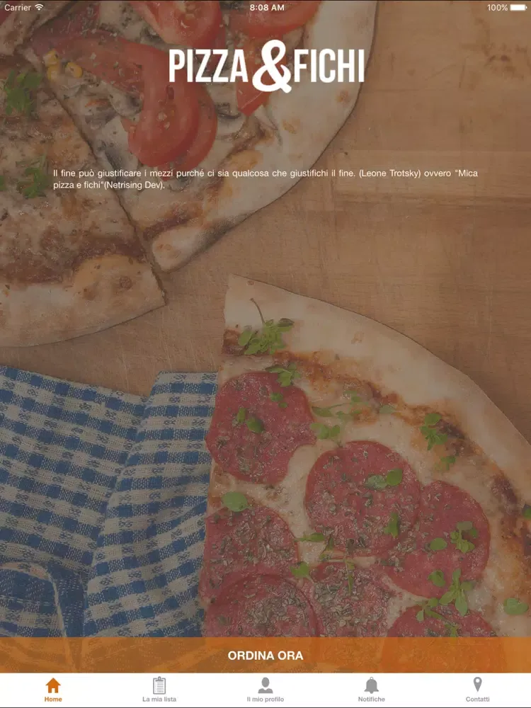 Pizza & Fichi iPad  スクリーンショット