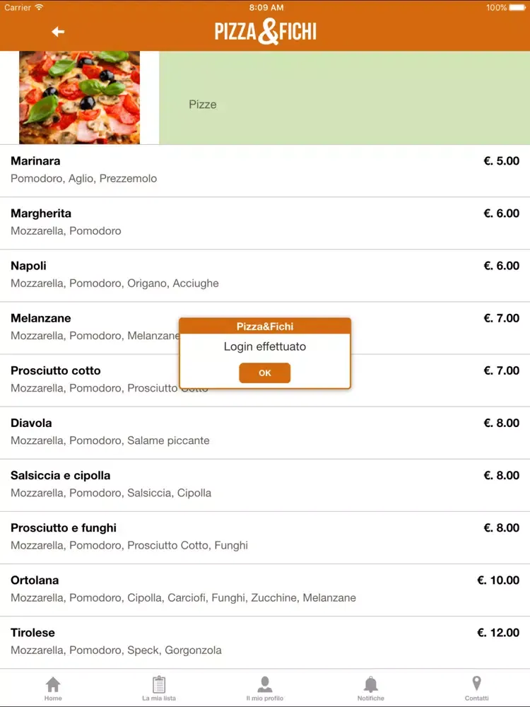 Pizza & Fichi iPad  スクリーンショット