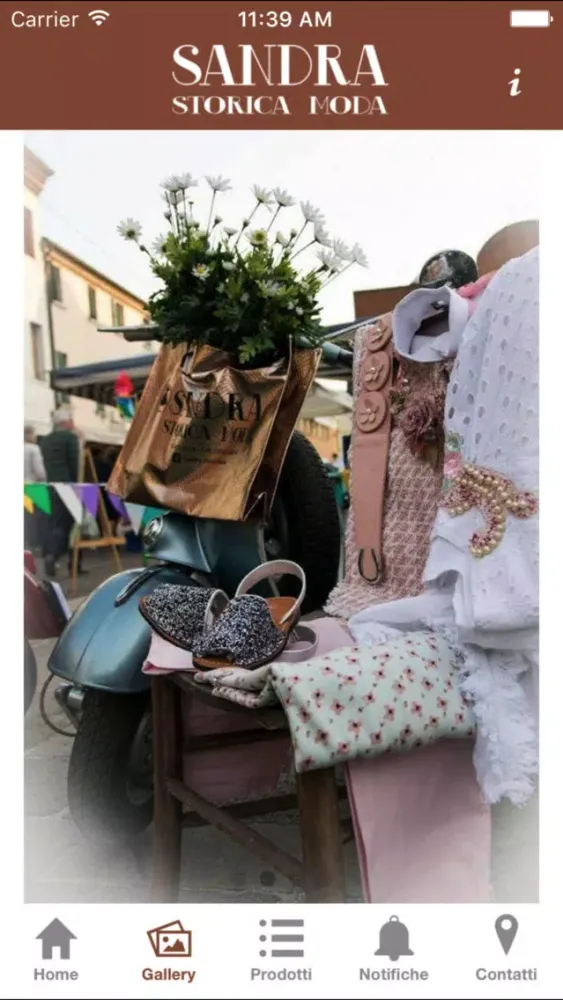 Captures d'écran de Sandra Storica Moda