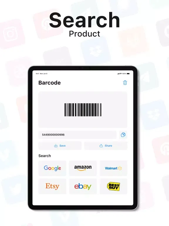 QR Code ® iPad  स्क्रीनशॉट