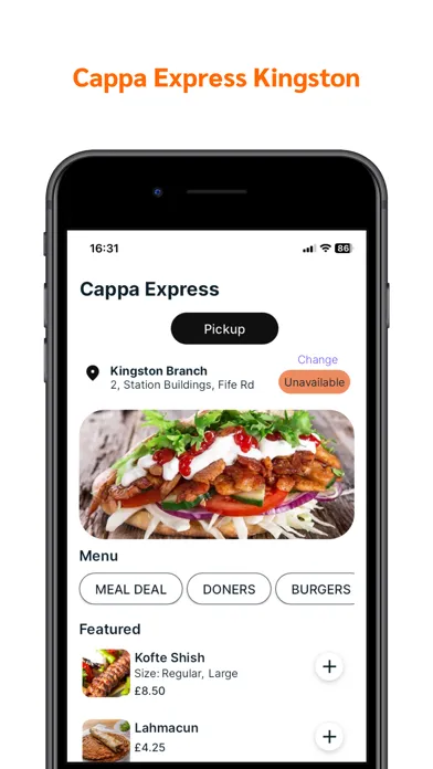 ภาพหน้าจอของ Cappa Express Kingston