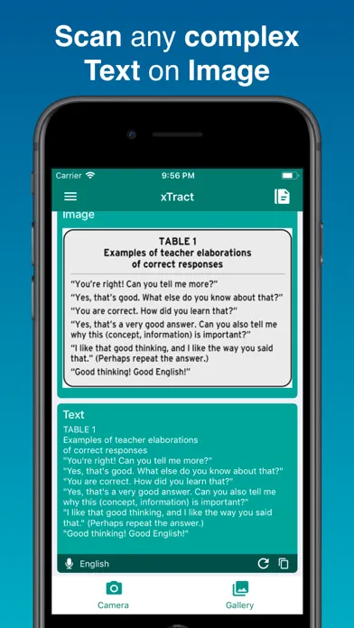 Capturas de pantalla de xTract - OCR scanner & reader