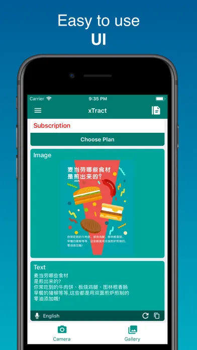 Capturas de pantalla de xTract - OCR scanner & reader