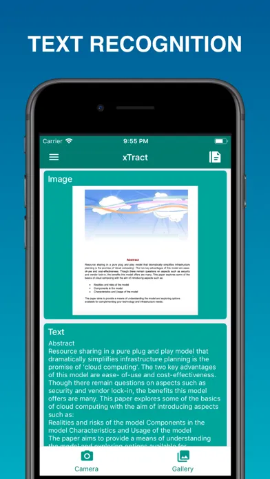 Capturas de pantalla de xTract - OCR scanner & reader