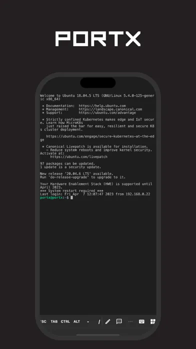 Скриншоты PortX - SSH, SFTP Client
