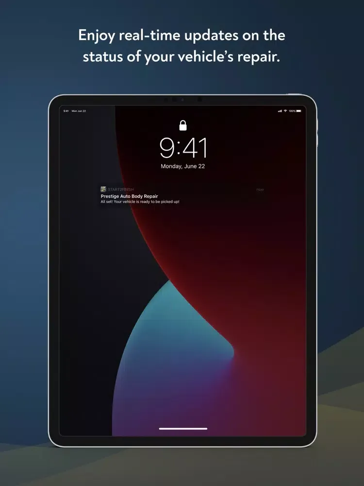 Ảnh chụp màn hình của Start2Finish Auto Body Repair iPad 