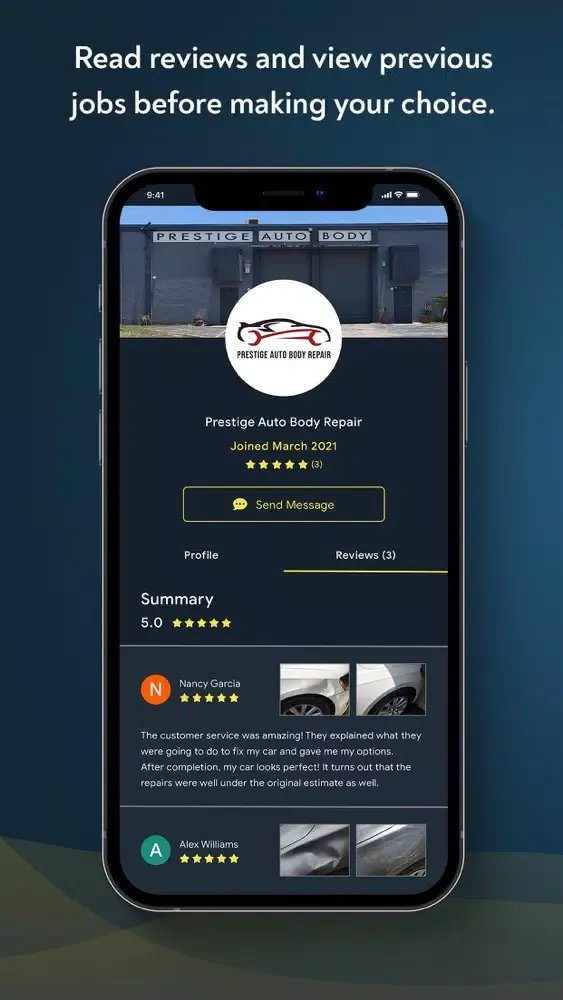 Ảnh chụp màn hình của Start2Finish Auto Body Repair