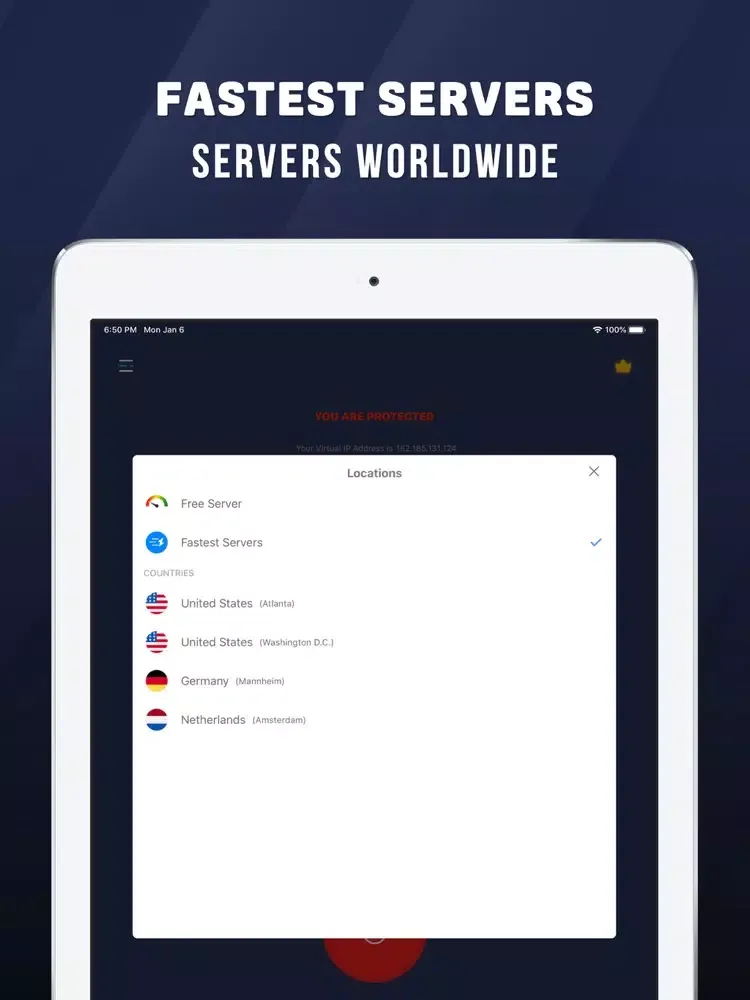 تصاویر NetSecure VPN iPad 