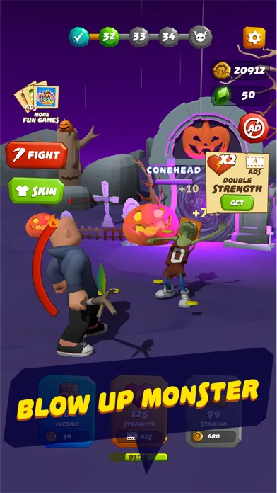 Capturas de tela do Hit Monster: Battle Game