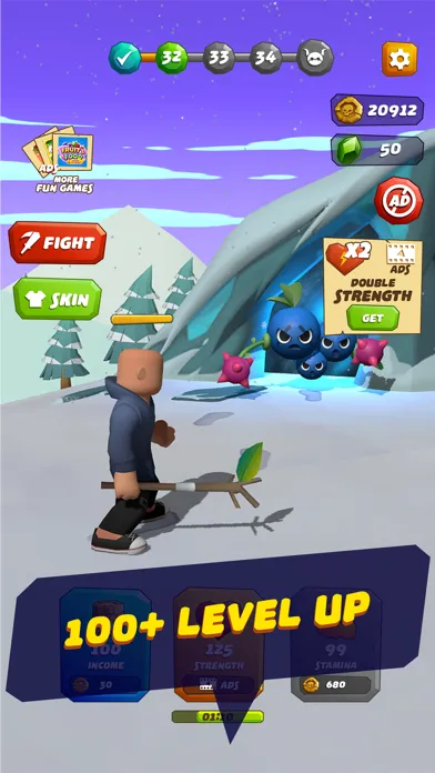 Capturas de tela do Hit Monster: Battle Game
