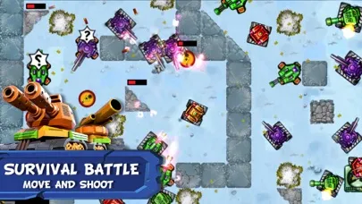 Ảnh chụp màn hình của Tank Battles 2D