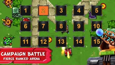 Ảnh chụp màn hình của Tank Battles 2D