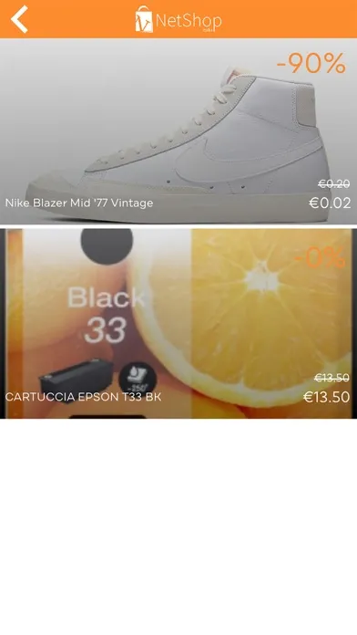 Tangkapan skrin Netshop