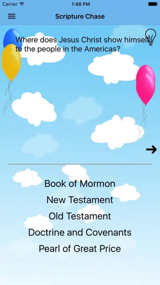 LDS Scripture Balloon Pop سکرین شاٹس
