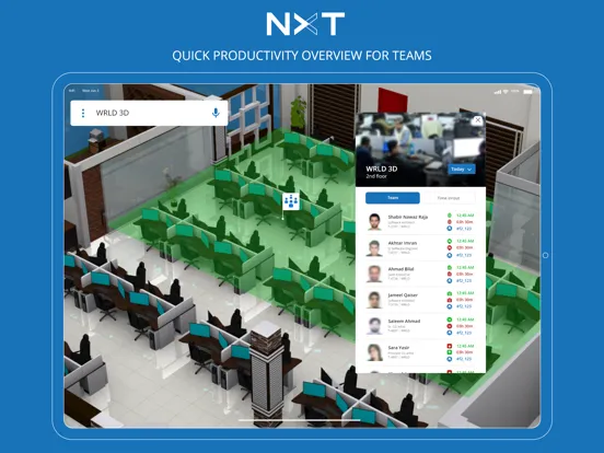 Ảnh chụp màn hình của NXT - NETSOL Smart Workplace iPad 