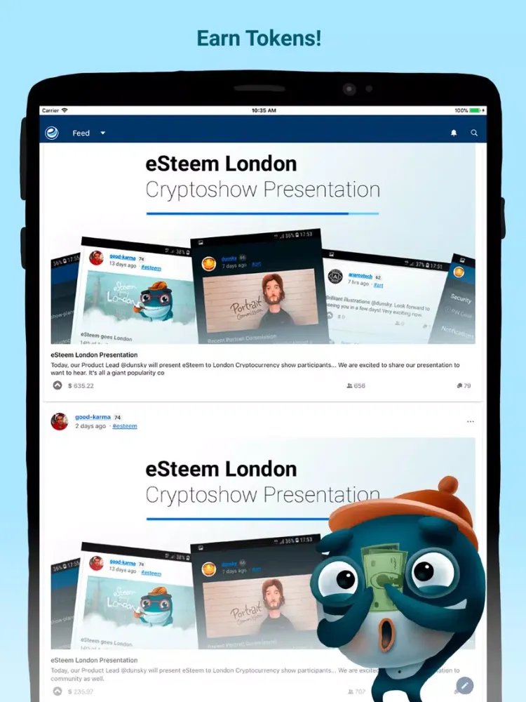 eSteem Mobile iPad 應用截圖