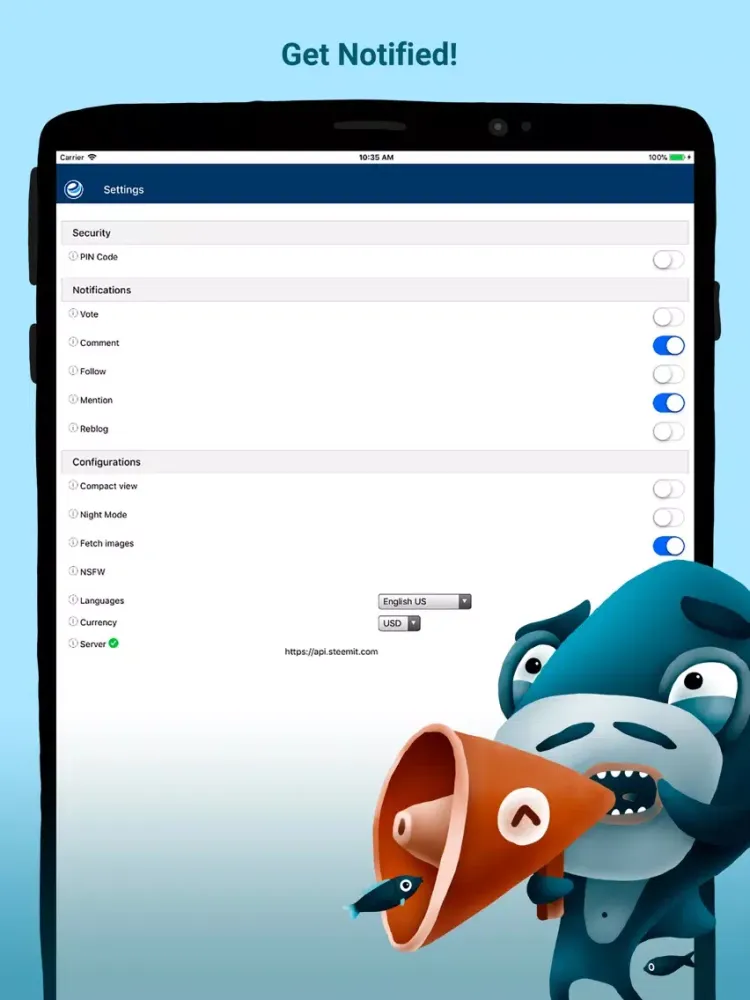 eSteem Mobile iPad 應用截圖