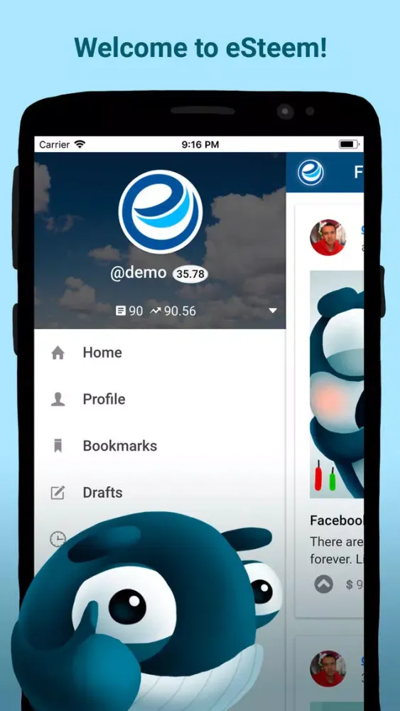 eSteem Mobile應用截圖