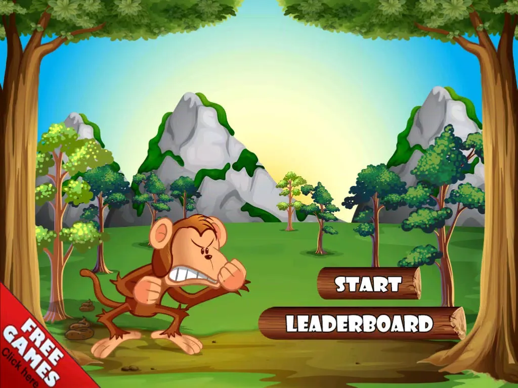 Angry Monkey Mud Toss Fight iPad  स्क्रीनशॉट