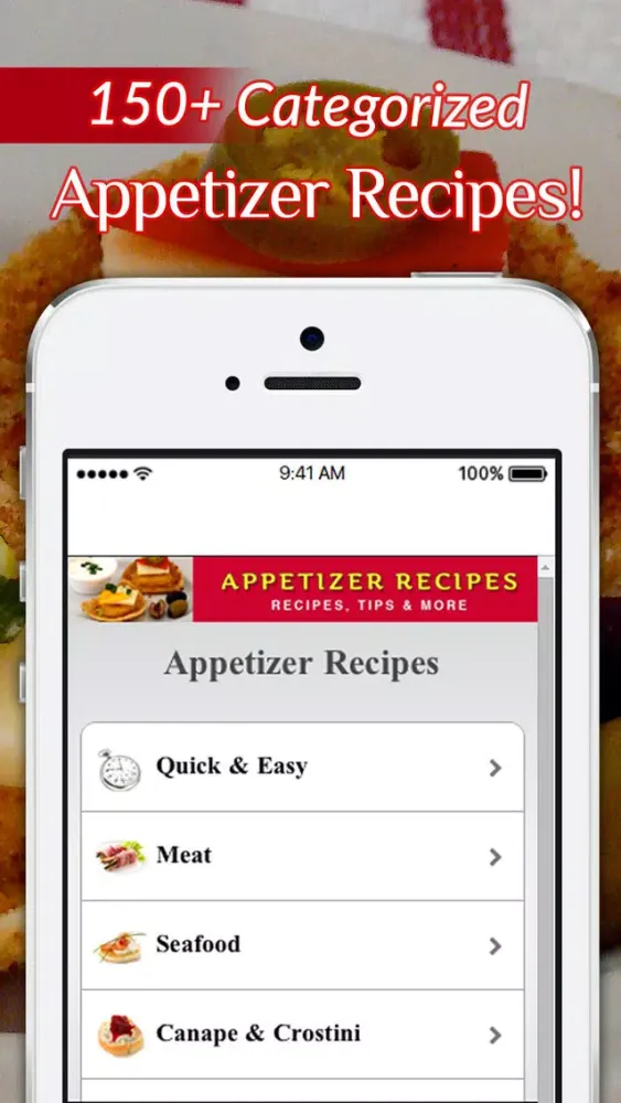 Appetizer Recipes+ سکرین شاٹس