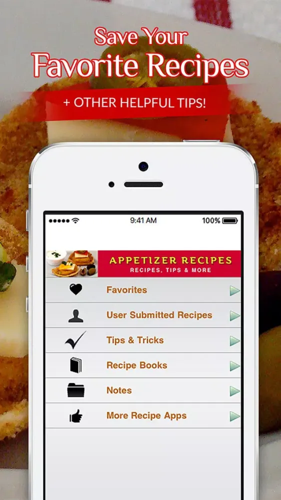 Appetizer Recipes+ سکرین شاٹس