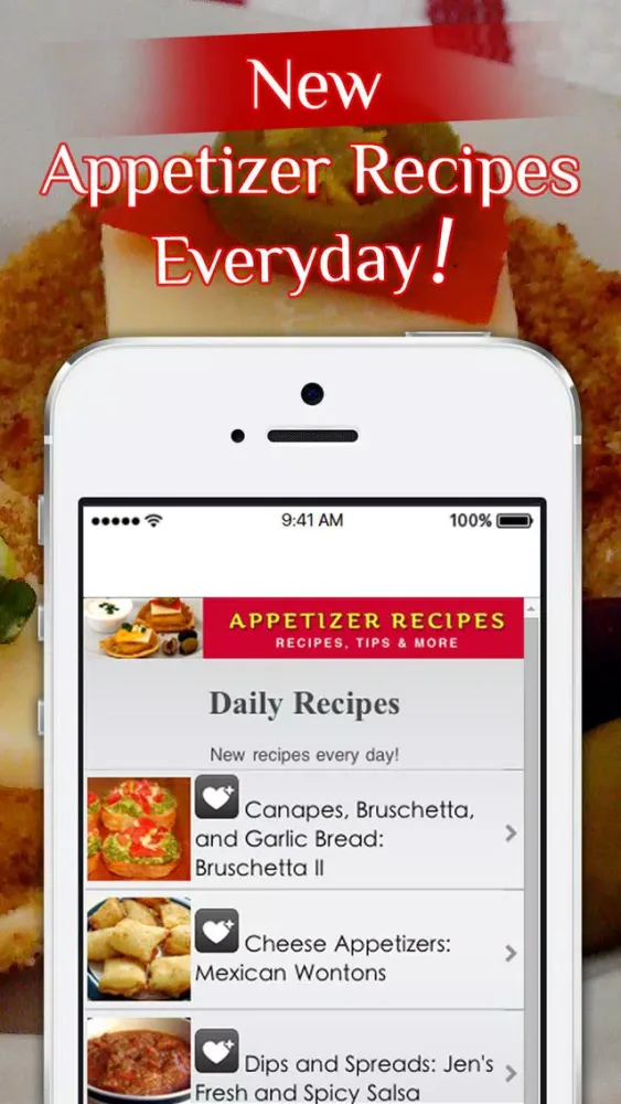 Appetizer Recipes+ سکرین شاٹس