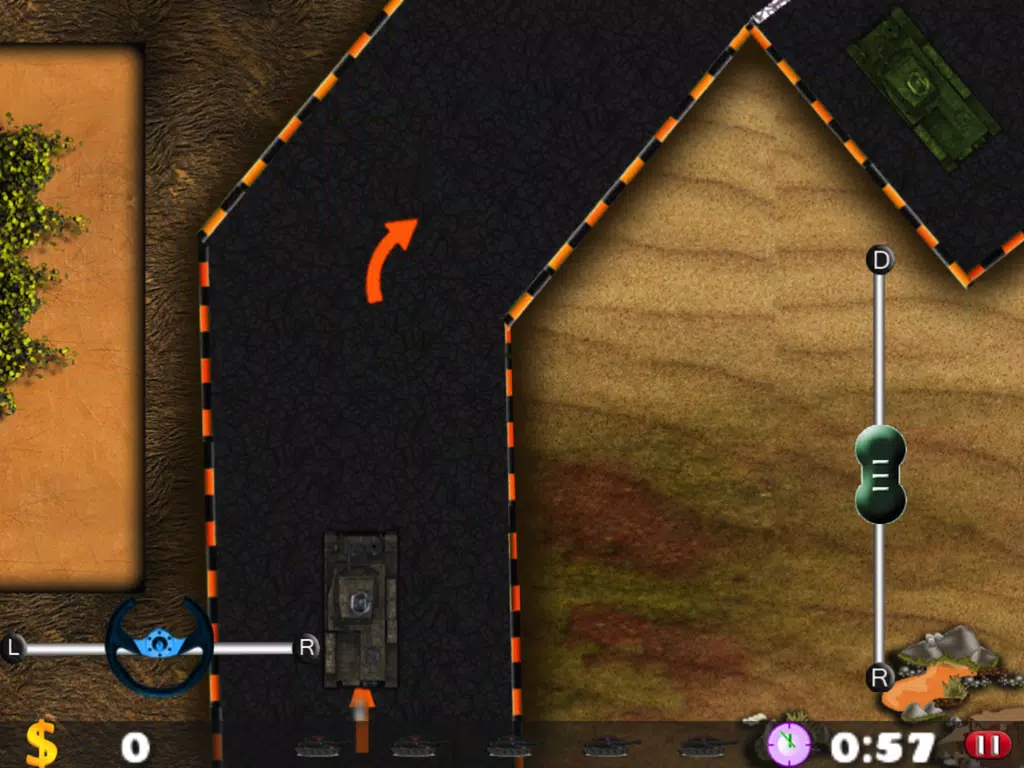 Tangkapan skrin Army Tank Parking Simulator iPad 