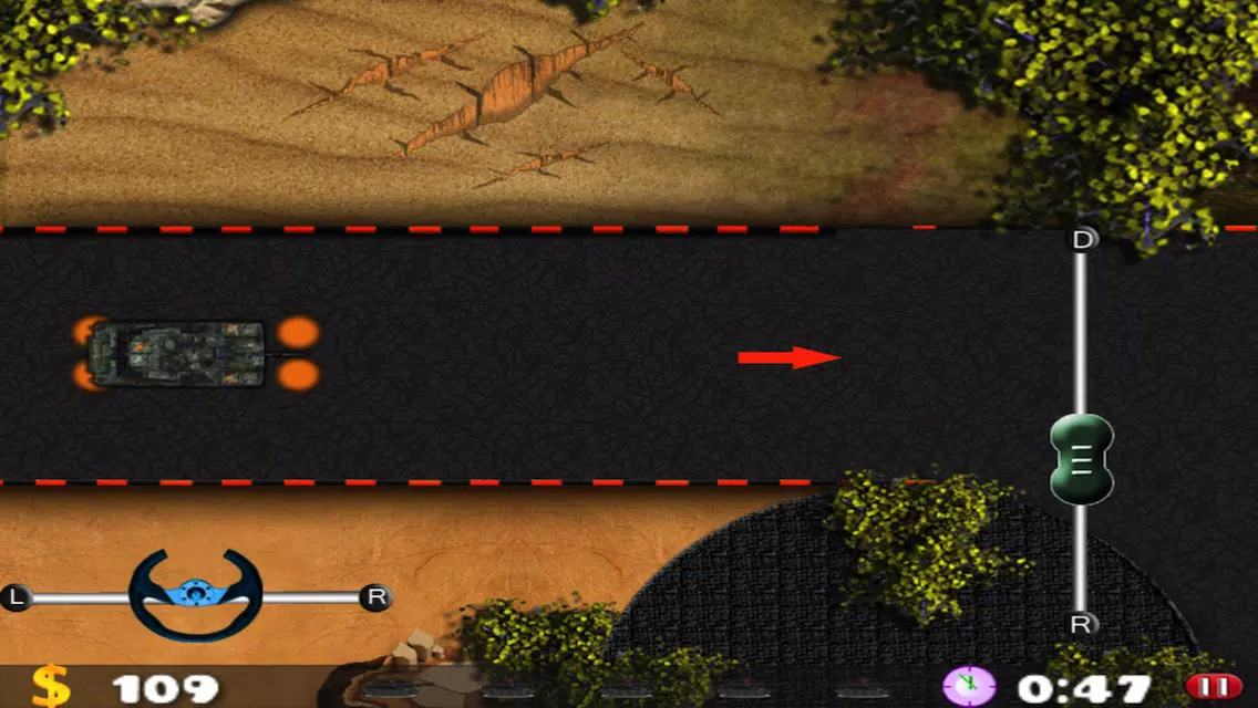 Tangkapan skrin Army Tank Parking Simulator