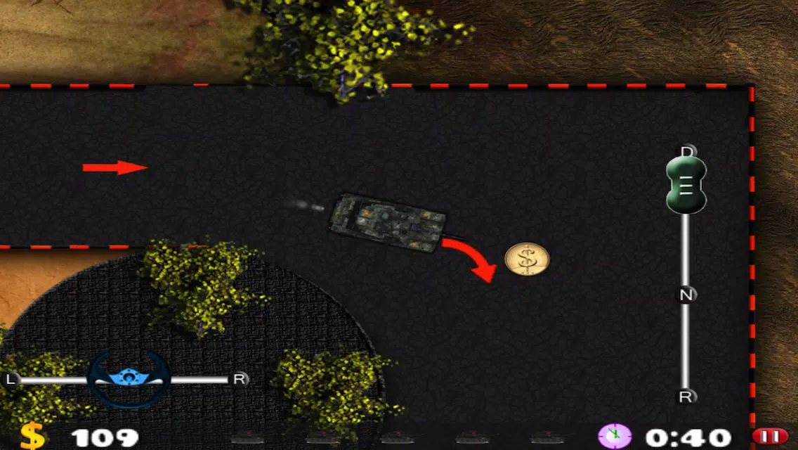 Tangkapan skrin Army Tank Parking Simulator