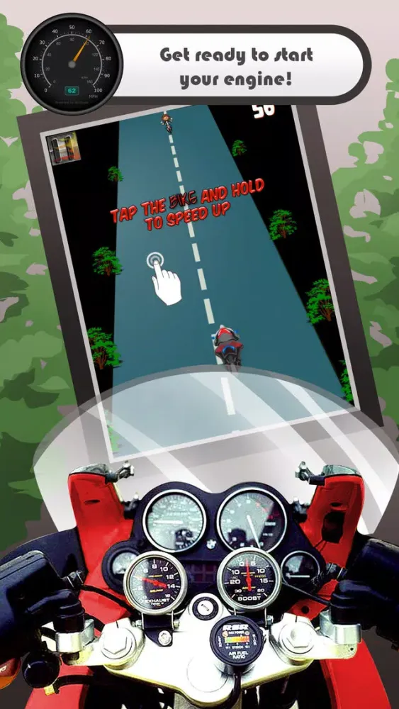 Tangkapan layar Asphalt Motorcycle Speed Dash