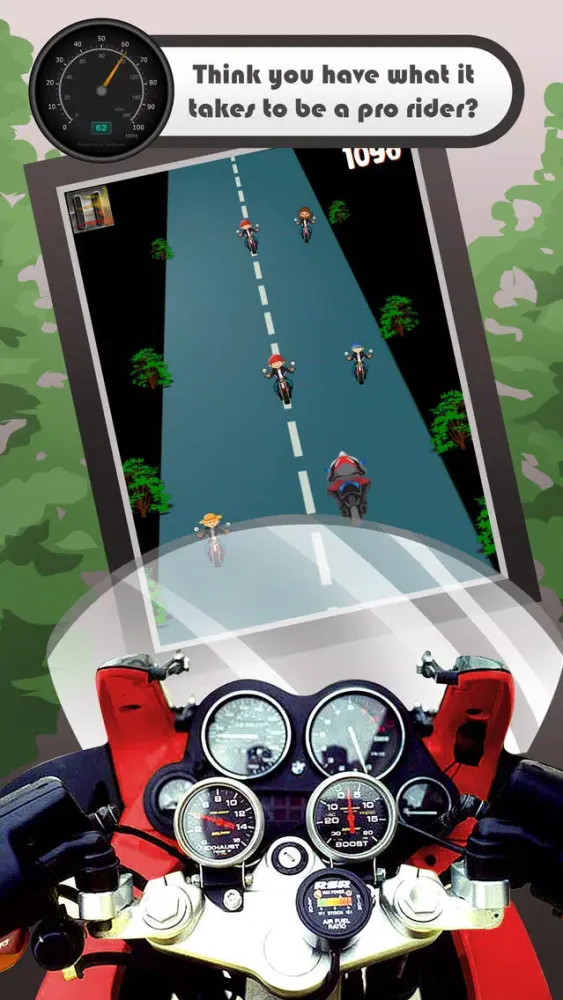 Tangkapan layar Asphalt Motorcycle Speed Dash
