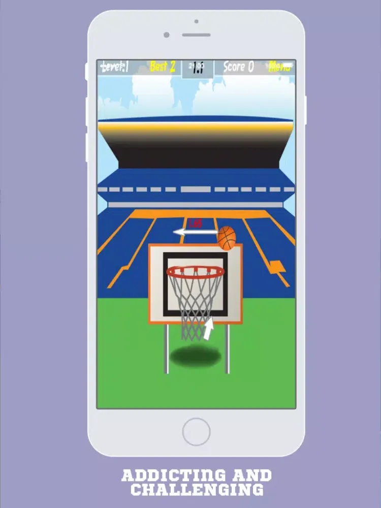 Basketball Flick City Hoops Champions: Perfect Toss Wins Pro iPad  স্ক্রিনশট