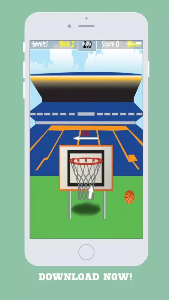 Basketball Flick City Hoops Champions: Perfect Toss Wins Pro স্ক্রিনশট