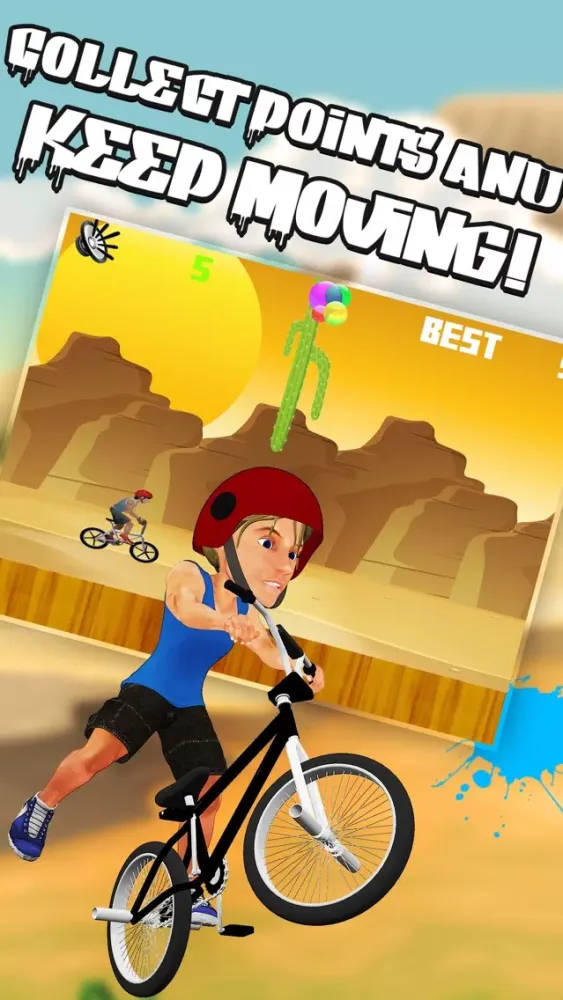 BMX Biker Racing Mayhem: Xtreme Mad Stunt Skills سکرین شاٹس