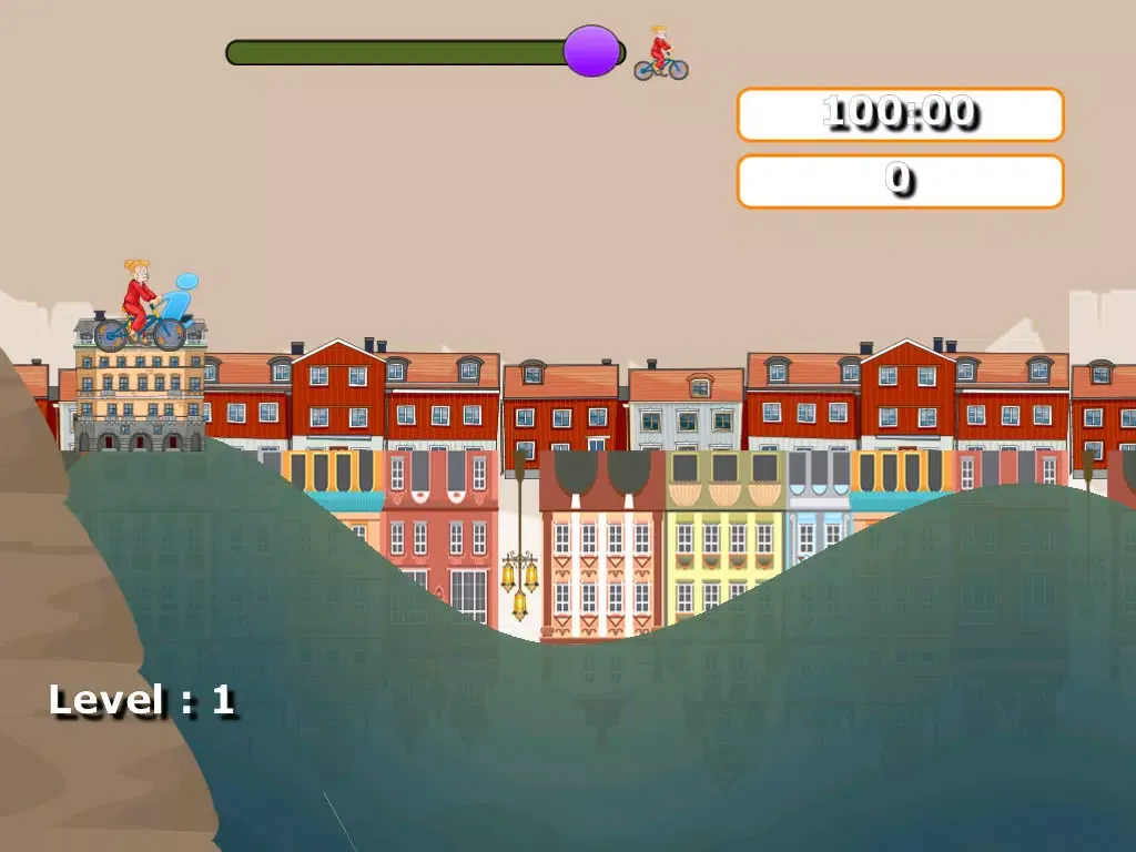 Granny BMX Biker Rush iPad  Screenshots