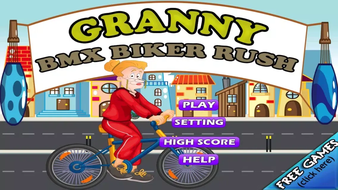 Granny BMX Biker Rush Screenshots