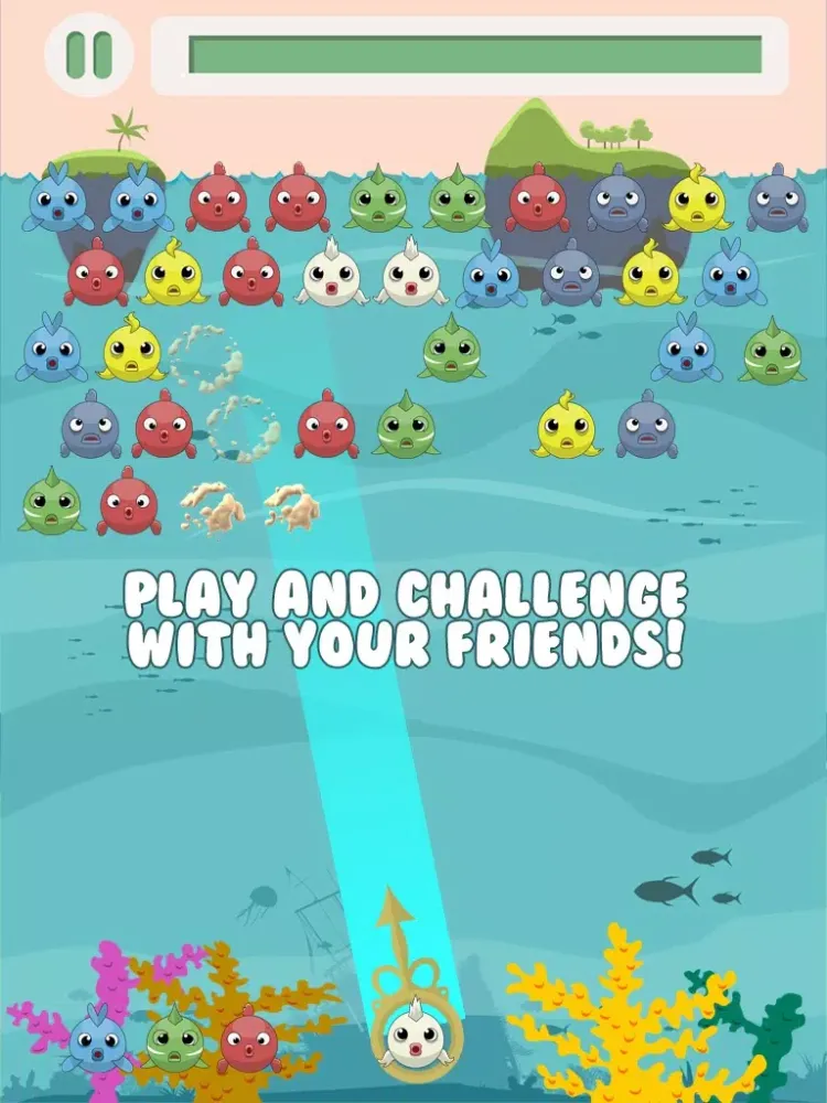 Capturas de tela do Bubble Fish Popper iPad 