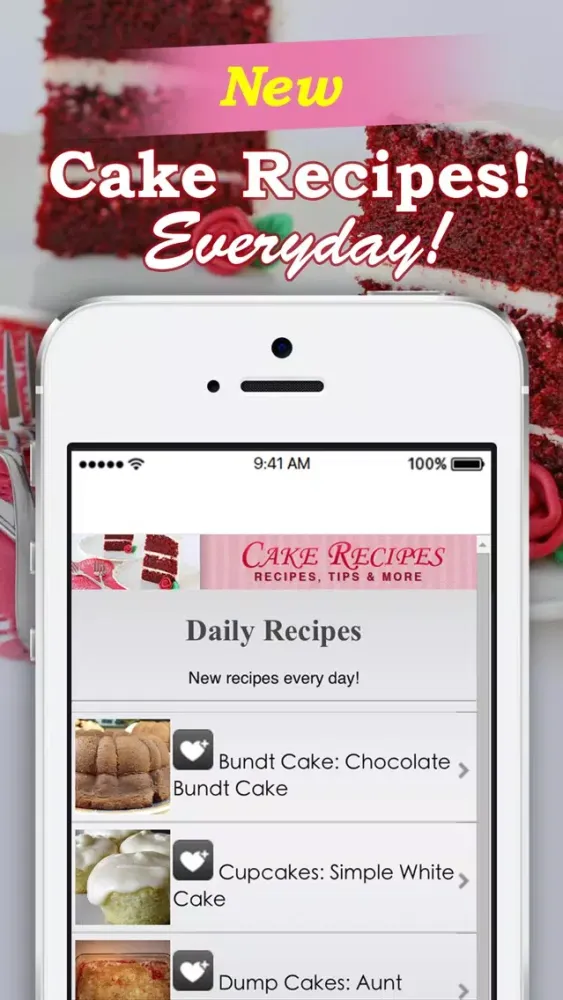 Скриншоты Cake Recipes!
