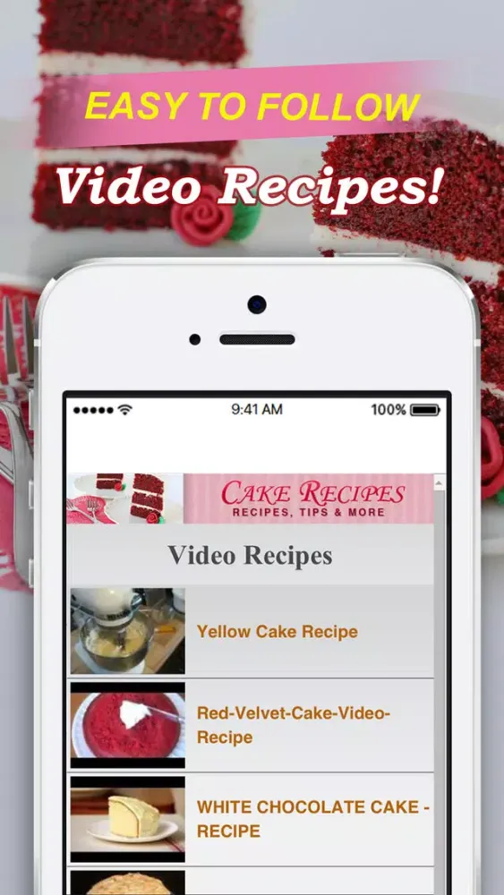 Скриншоты Cake Recipes!