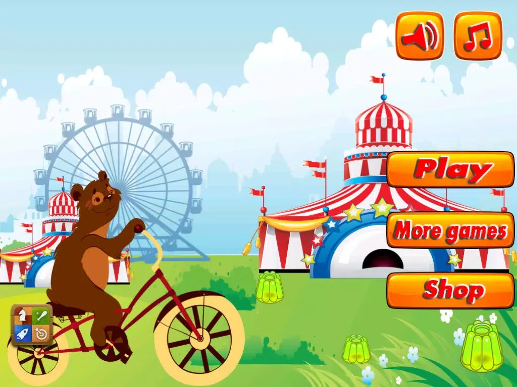 تصاویر Crazy Circus Bear Bike Rage iPad 