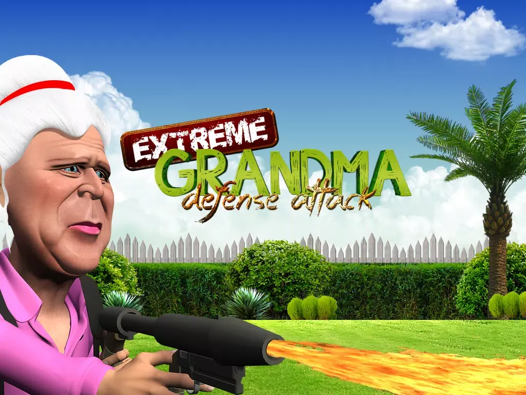 Extreme Grandma Defense Attack iPad 应用截图