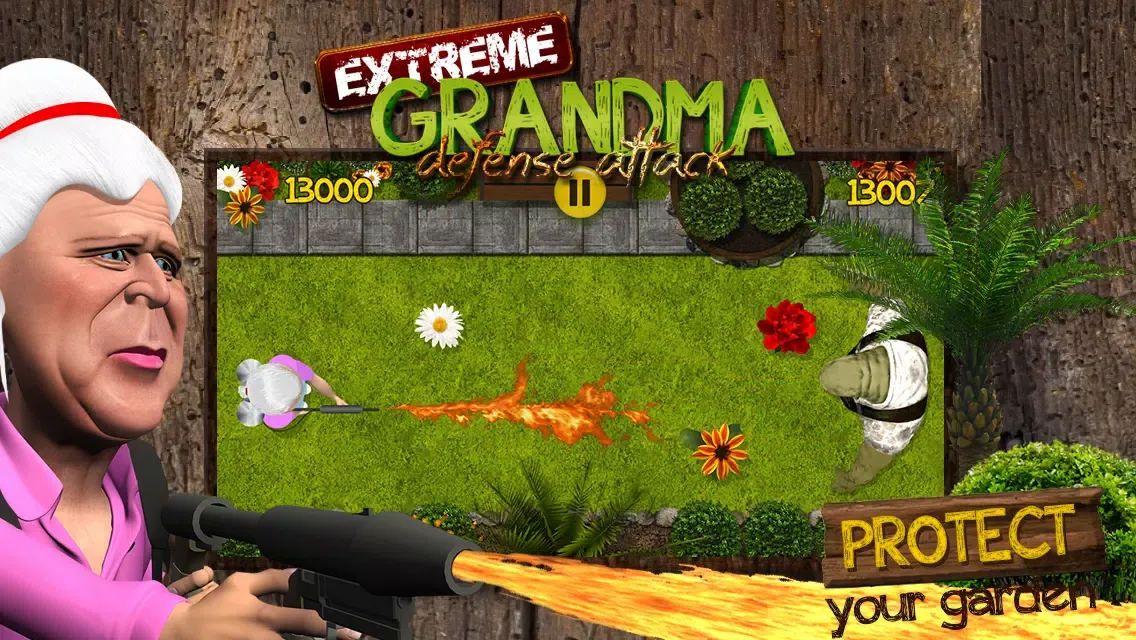 Extreme Grandma Defense Attack应用截图