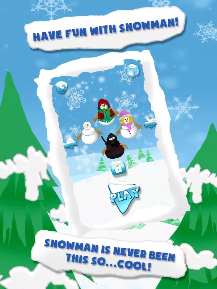 Frozen Snowman Jump Adventure Free iPad  Screenshots
