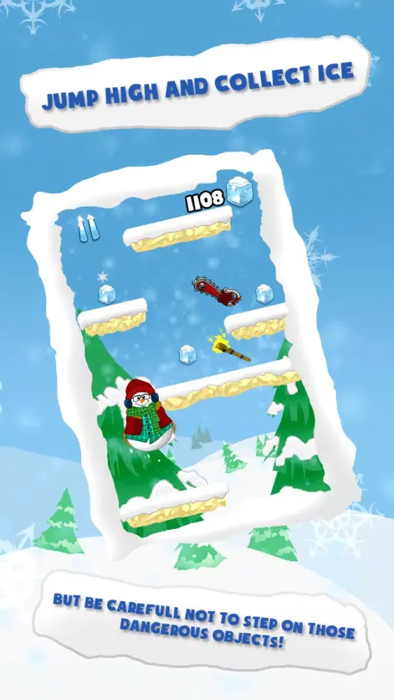 Frozen Snowman Jump Adventure Free Screenshots