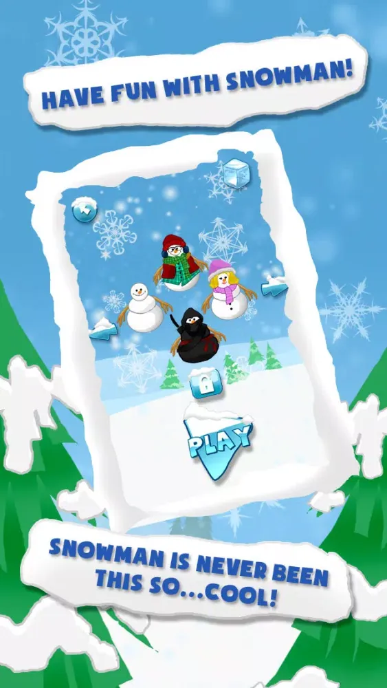 Frozen Snowman Jump Adventure Free Screenshots