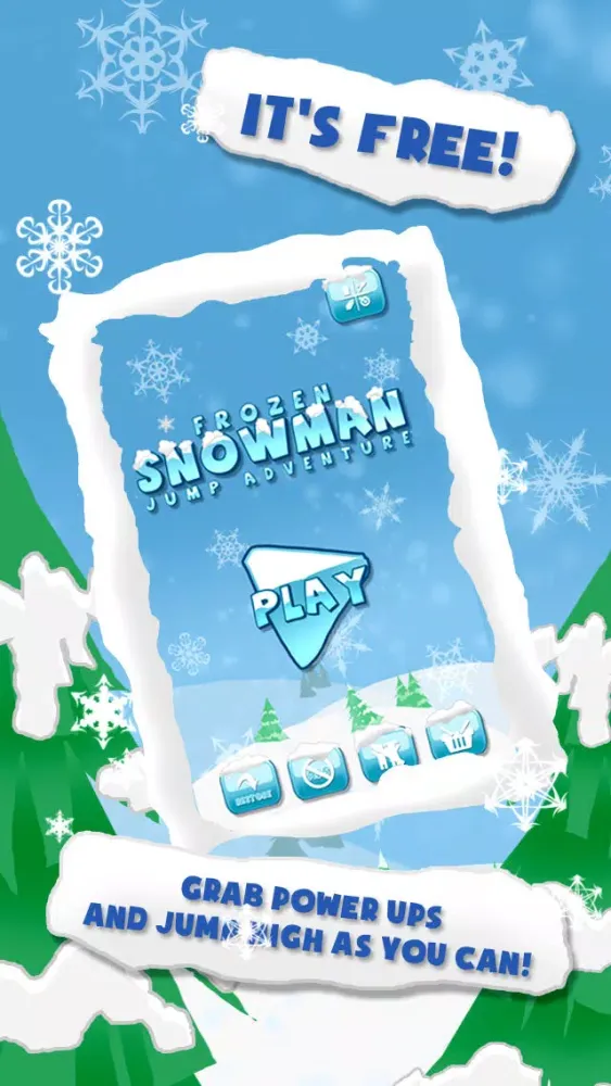 Frozen Snowman Jump Adventure Free Screenshots